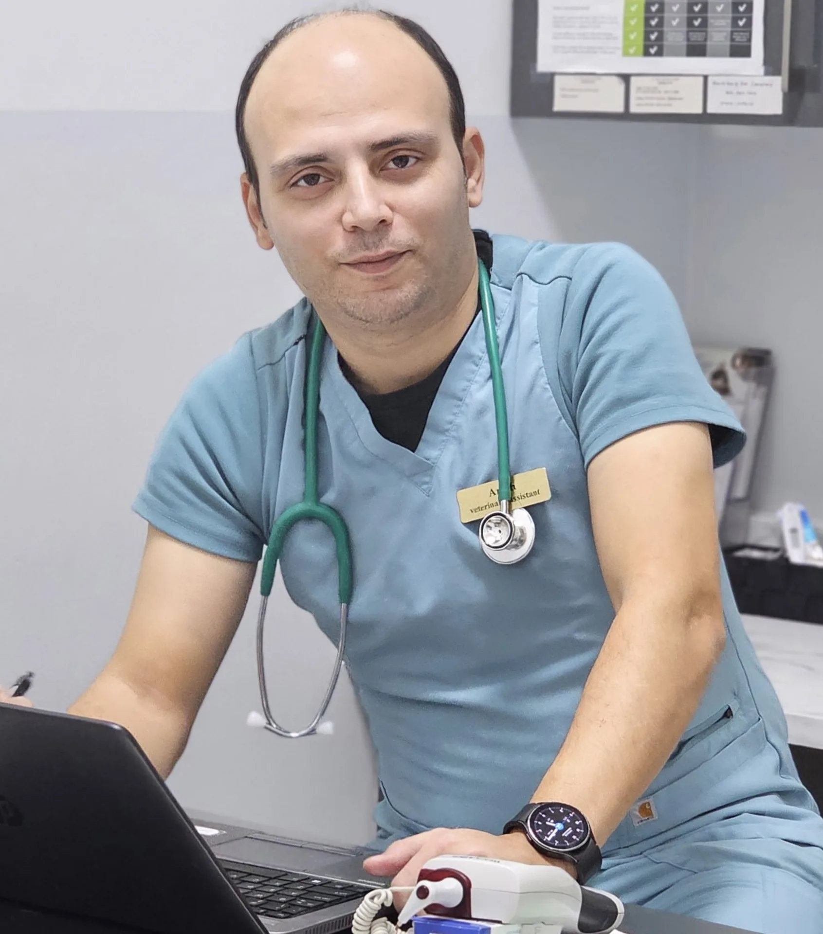 Arash Parsa, Veterinary Assistant at Dr. Kafai Veterinary Hospital